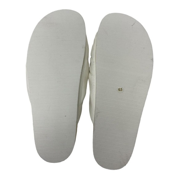 NEW Carlos by Carlos Santana Florita Slide Sandals 6.5 White Open Toe Slip On - Picture 7 of 7